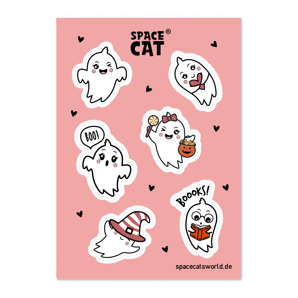 "Ghost Party" - Halloween Sticker Set