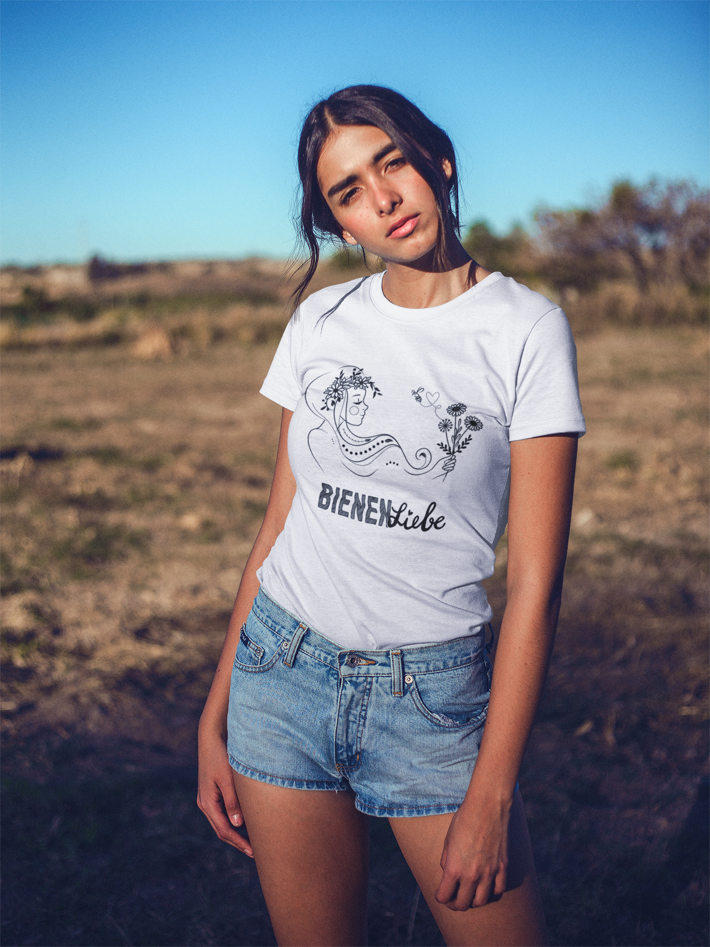 "Bienenliebe" - Damen Fair & Bio T-Shirt