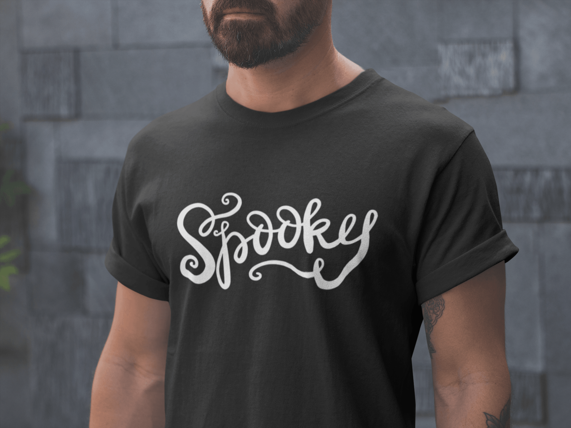 Spooky Unisex-T-Shirt - SPACECAT