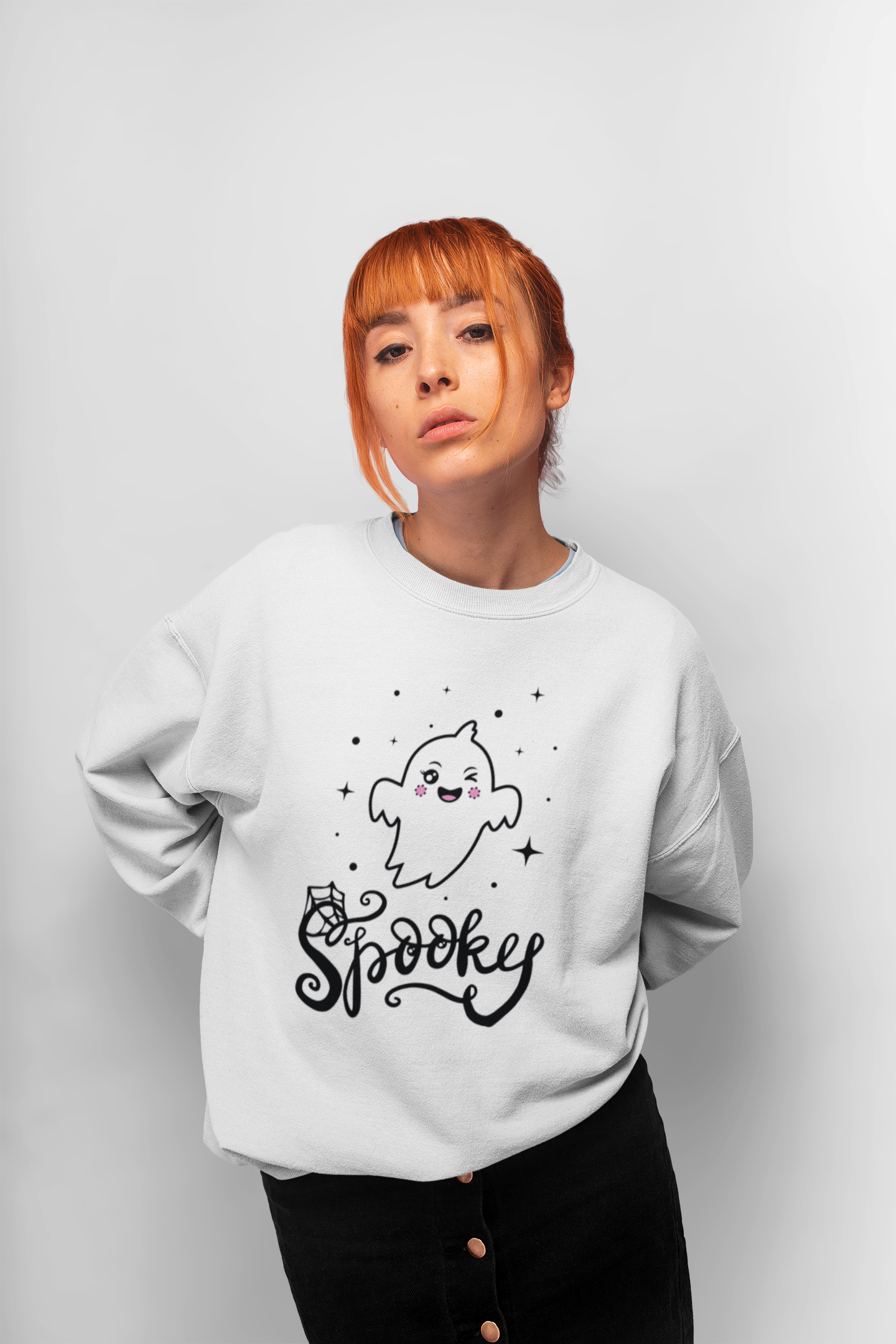 "Spooky Ghost" - Unisex Pullover