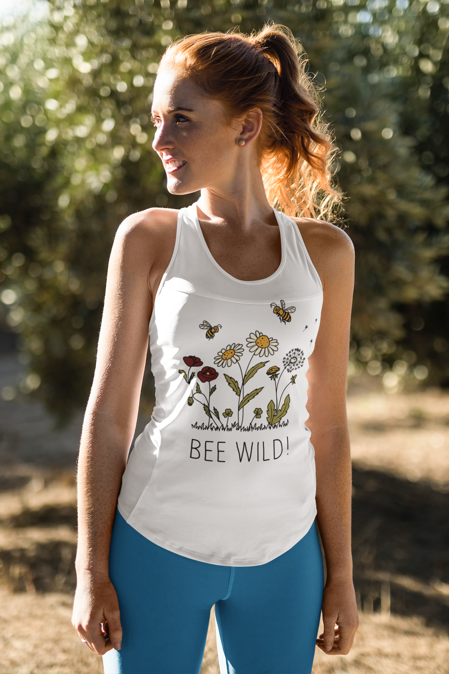 "Bee wild!" - Damen Fair & Bio Tanktop