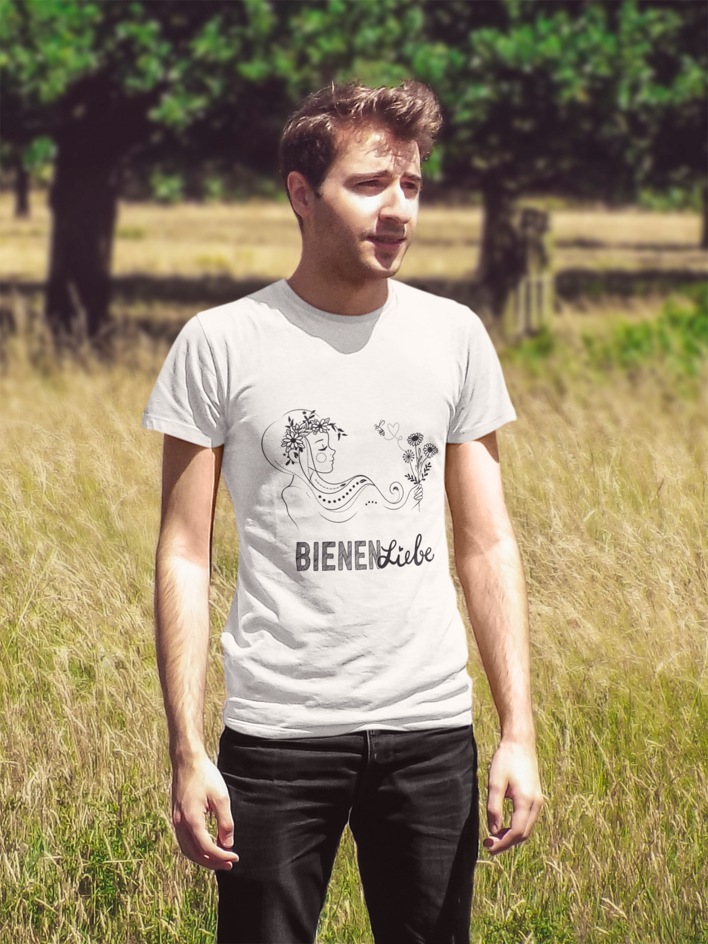"Bienenliebe" - Herren Fair & Bio T-Shirt