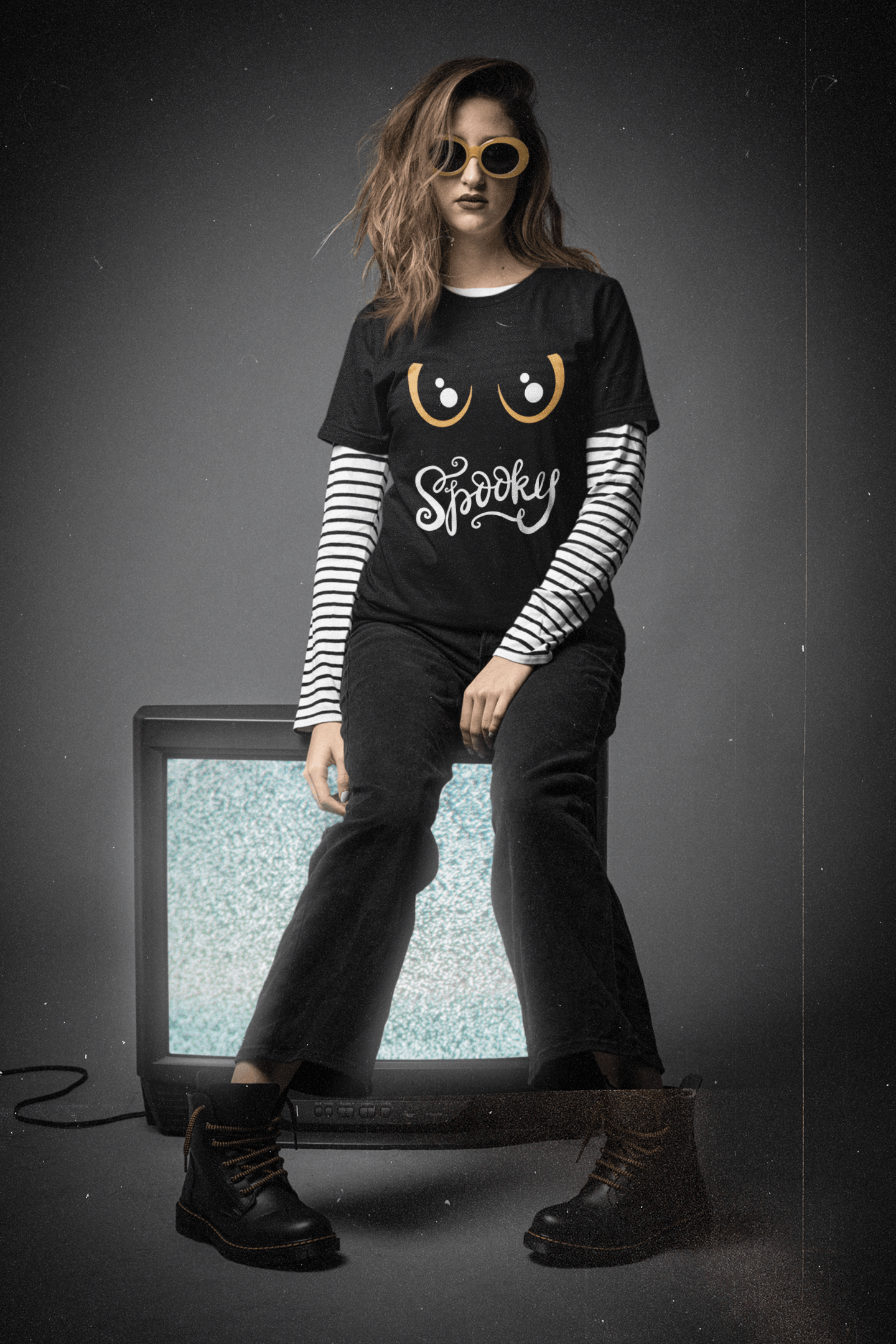 "Cat Eyes" Unisex-T-Shirt - SPACECAT