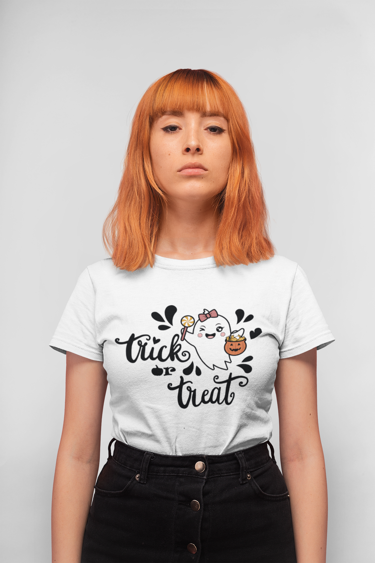 "Trick or Treat" - Damen T-Shirt