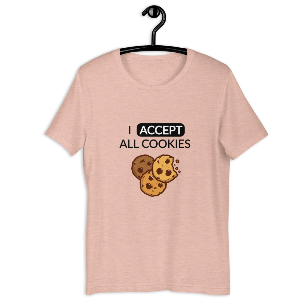 "I accept all cookies" - T-Shirt für Damen und Herren