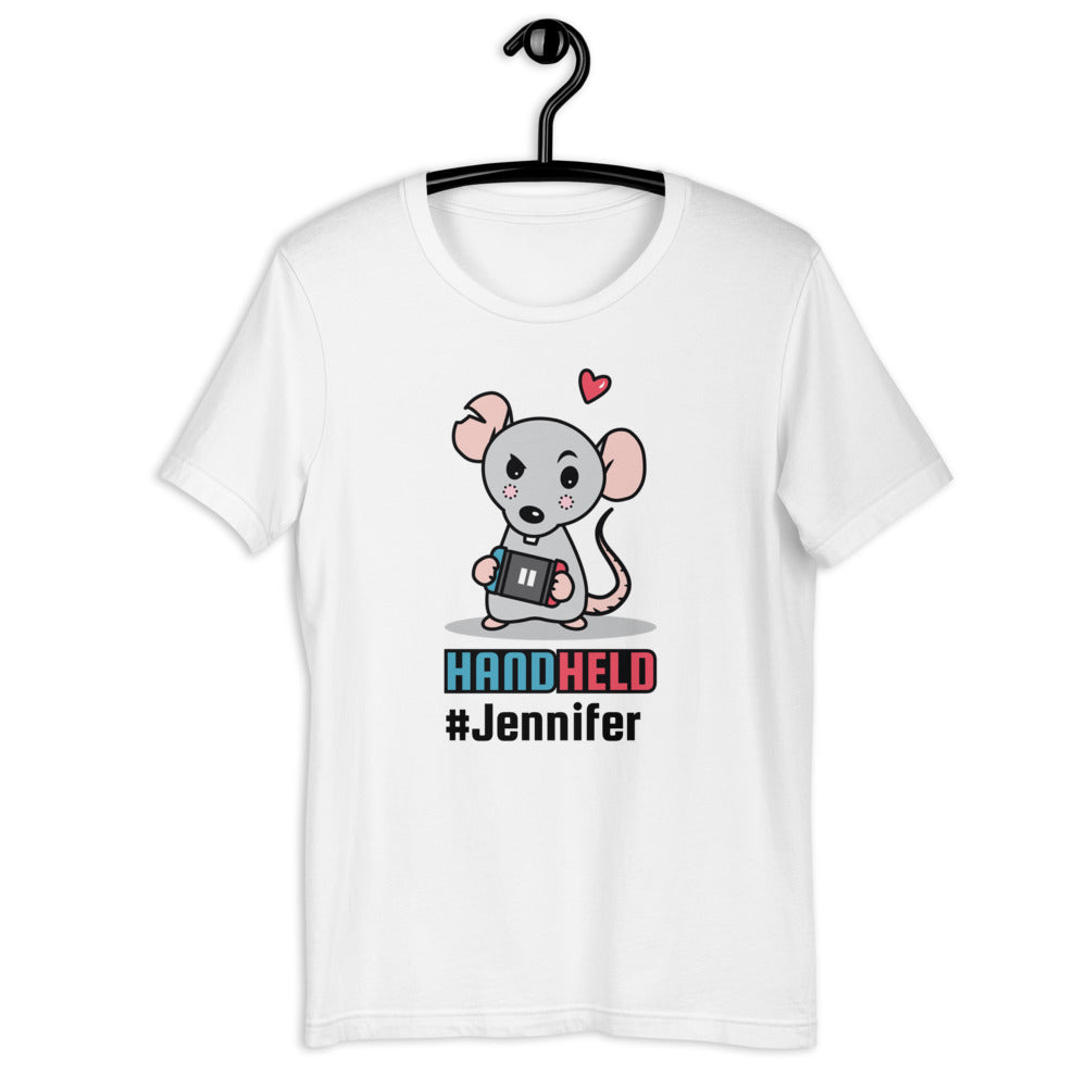 "Handheld Rat" - T-Shirt für Damen und Herren